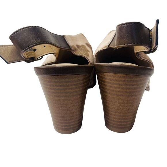 Cato Comfort 1946 Faux Cow Hair Mule Boots Closed Toe open Heel Sz 9 NEW - Picture 4 of 8